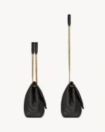 Saint Laurent Calypso large in grained lambskin - Image 4