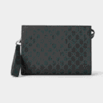 Gucci pouch with grey trim