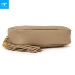 Saint Laurent Calfskin Matelasse Monogram Lou Camera Bag Dark Beige - Image 3