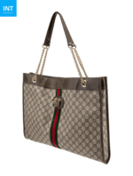 Gucci Rajah Tiger Large Tote Lion Beige Logo GG Bag - Image 3