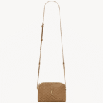 Saint Laurent GABY zipped pouch in quilted lambskin