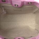 Chanel Mixed Fibers Deauville Tote Pink - Image 8