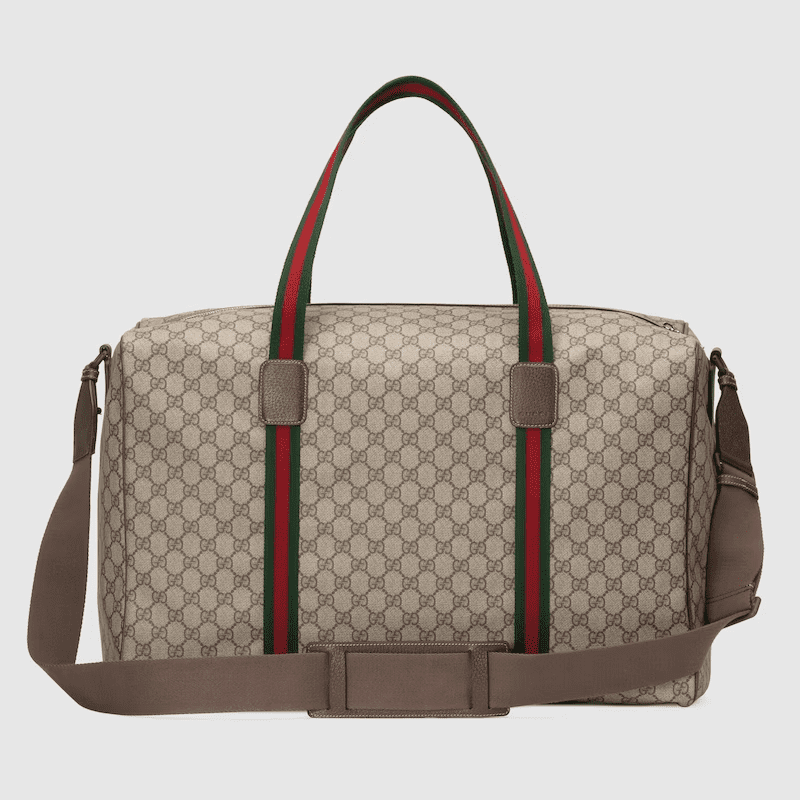 07ca832e260d468d9c7411e2df77dba3 Gucci Large duffle bag with Web - Image 1