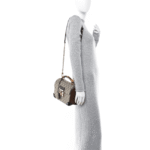 Gucci GG Supreme Monogram Small Padlock Bamboo Shoulder Bag Beige Black Cuir - Image 2