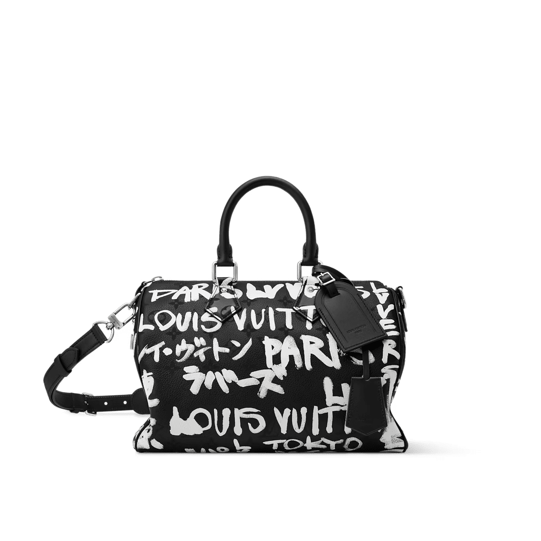 0904875f7dd5deacb455178589dc143c Louis Vuitton M26175 Speedy P9 Bandoulière 30 Scribble - Image 1