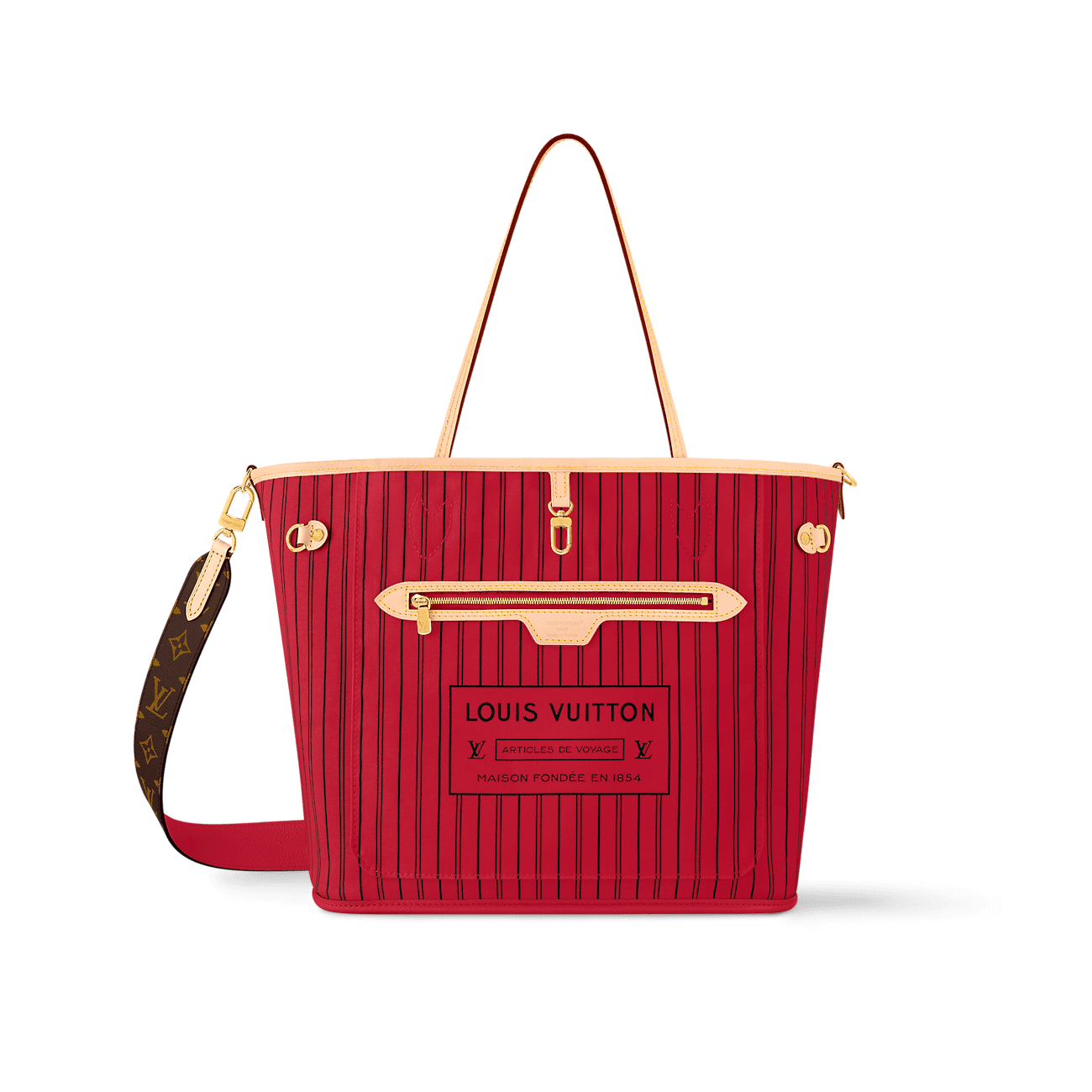 0bVBaRhQ-10001-11 Louis Vuitton M12096 Neverfull Bandoulière Inside Out MM - Image 1