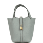 Hermès Picotin Lock 18 Gris Pantin Clemence Gold Hardware