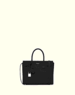 Saint Laurent SAC DE JOUR BABY bag in grained leather