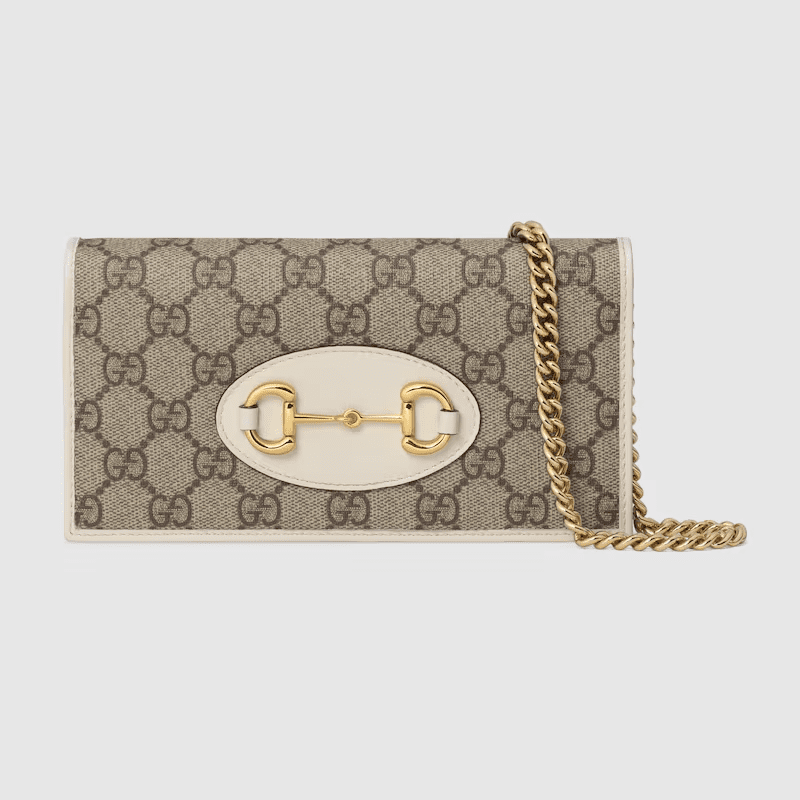 0e0d2ccb693a526d52c79bb49a5fc07d Gucci Horsebit 1955 wallet with chain - Image 1