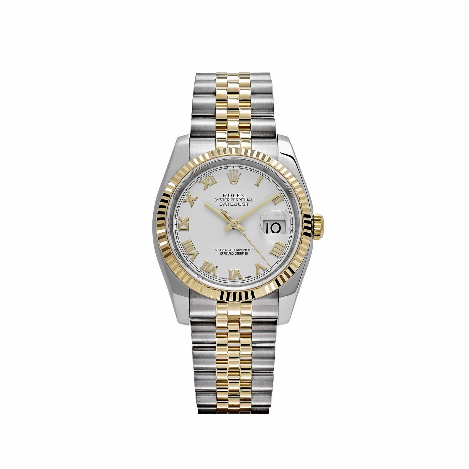 0liOlLqI-rolex-datejust-116233-yellow-gold-stainless-steel-white-roman-dial-jubilee-rolex-43725831667956 Rolex Datejust 36 126233 Yellow Gold Stainless Steel White Roman Dial Jubilee (2025) - Image 1