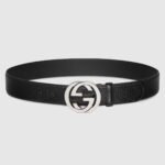 GUCCI  Belt with Interlocking G buckle