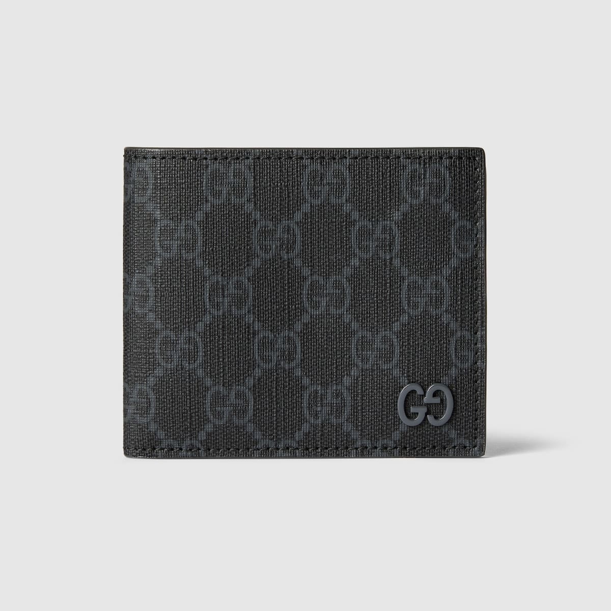 10001-18-3 Gucci Grey interior GG bi-fold wallet - Image 1