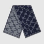 Gucci Check GG wool scarf - Image 2