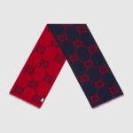 Gucci jacquard wool silk scarf - Image 2