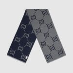 Gucci jacquard wool silk scarf - Image 2
