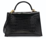 Hermès A SHINY BLACK ALLIGATOR SELLIER MINI KELLY 20 II WITH GOLD HARDWARE - Image 3