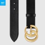 GG Marmont wide belt with shiny buckle - Image 3
