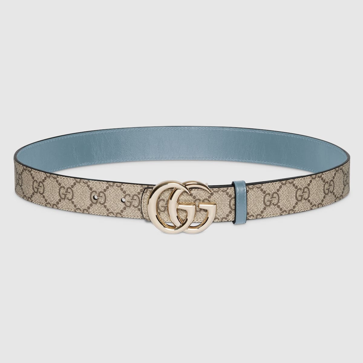 10007-16 GUCCI Reversible GG Marmont belt - Image 1