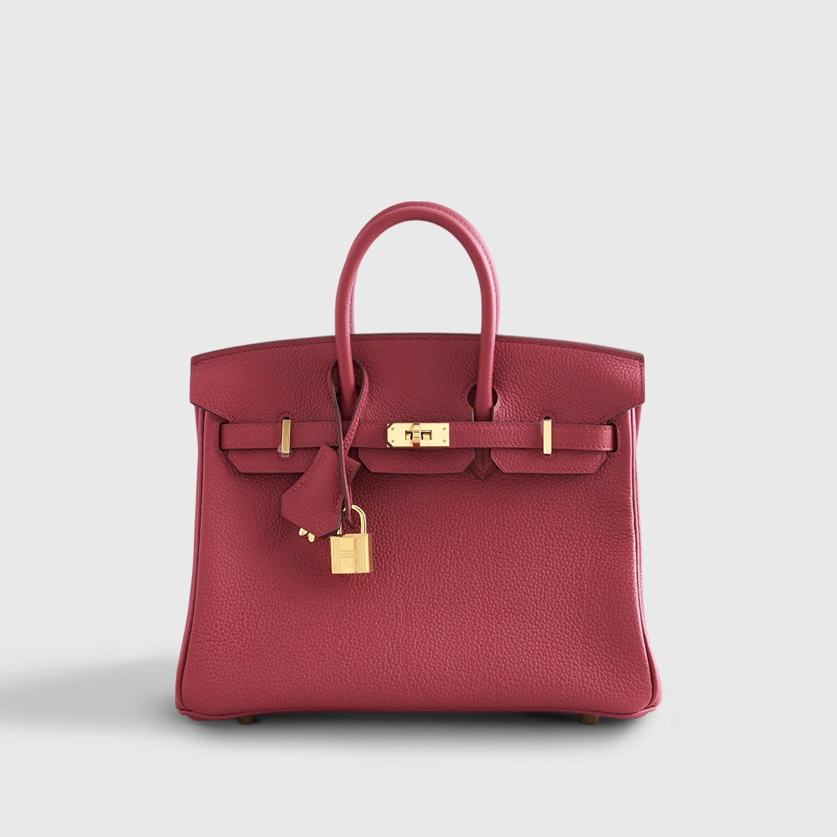112HermesBirkin25TogoRubisGoldHardware Hermès Birkin 25 Togo Rubis Gold Hardware - Image 1