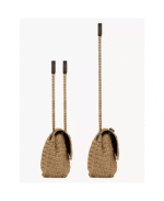 Saint Laurent Niki Medium Chain Bag in Raffia and Leather - Image 4