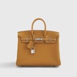 Hermès Birkin 25 Togo Natural Sable Palladium Hardware