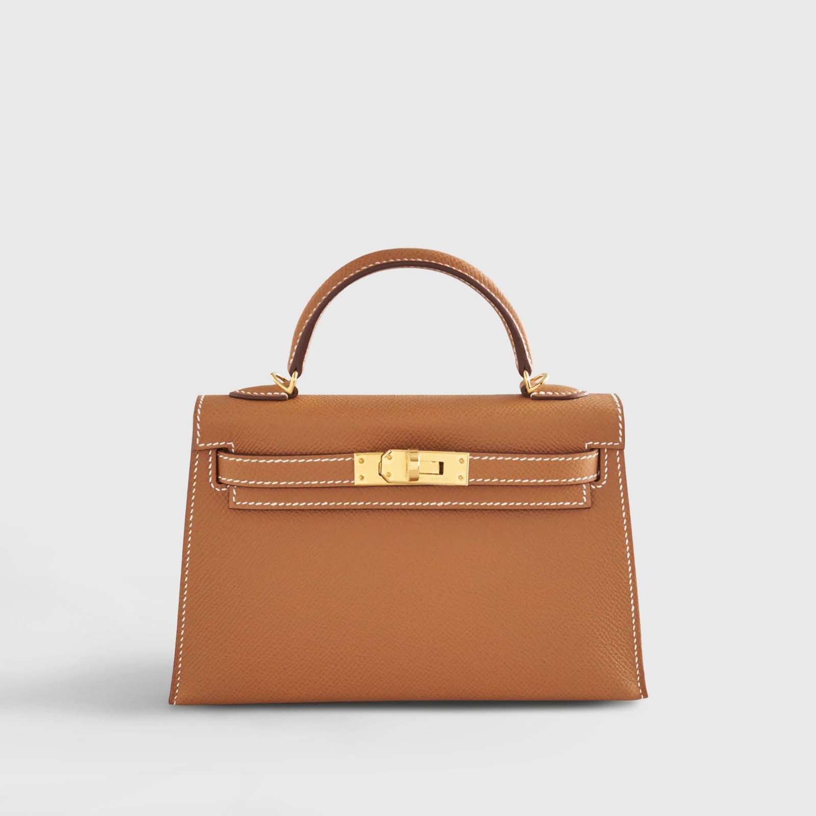 15HermesKellyMiniEpsomGoldSellierGoldHardware Hermès Kelly Mini Epsom Gold Sellier Gold Hardware - Image 1