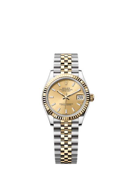 Rolex Datejust 31 278273 ‘Ladies’ Yellow Gold Stainless Steel Champagne Dial