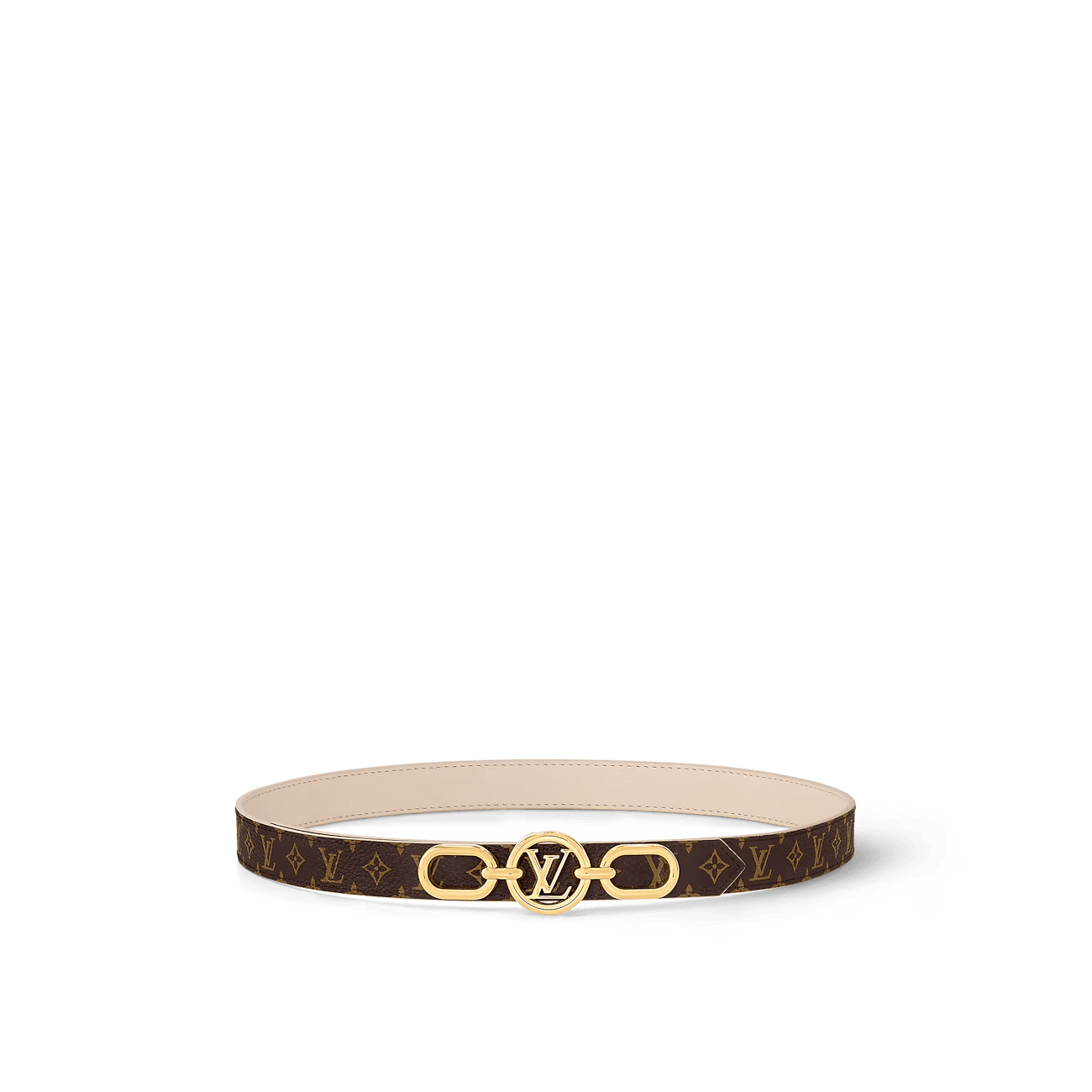 1893b3e0adf54c818aa0629c68b49c4a Louis Vuitton M0712V LV Circle Prime 20mm Reversible Belt - Image 1