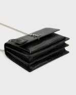 Saint Laurent Sunset Medium In Crocodile Embossed Shiny Leather - Image 3
