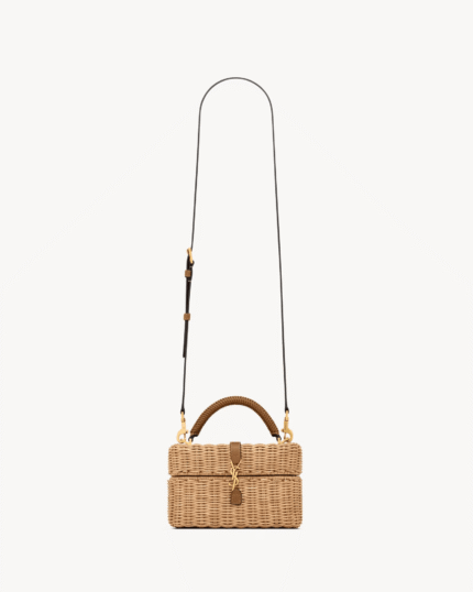 Saint Laurent GABY vanity bag in osier