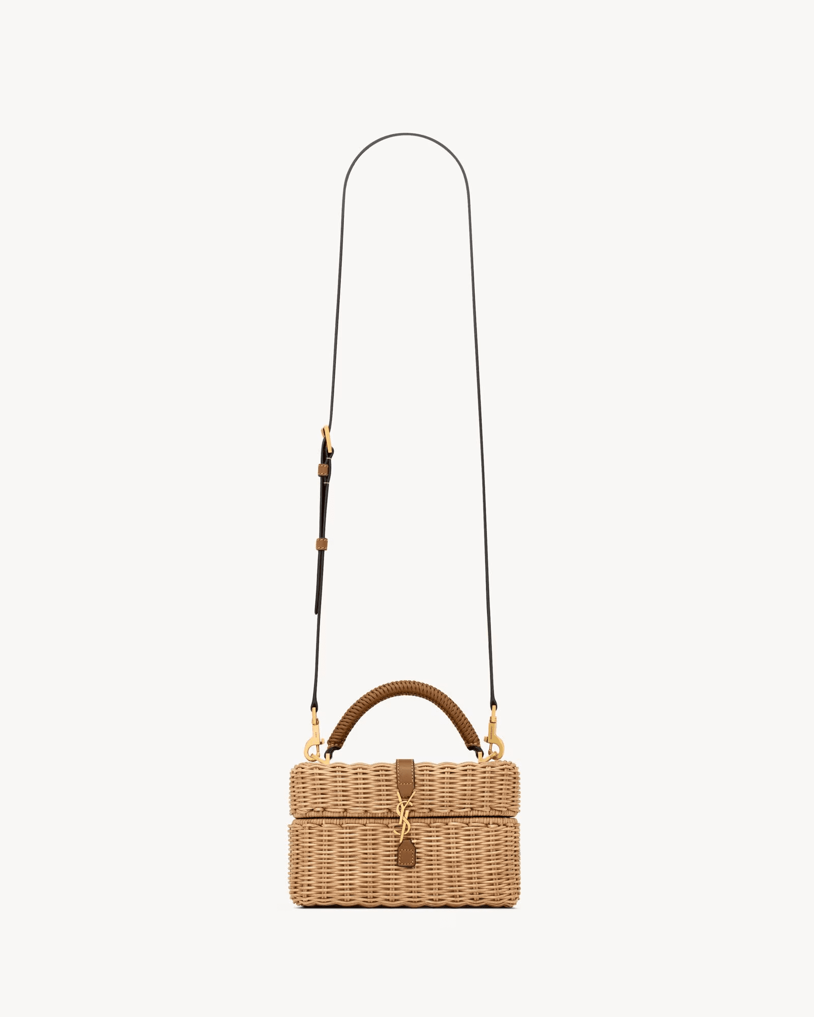 1df7768e6791071137e3b0c7369decc6 Saint Laurent GABY vanity bag in osier - Image 1