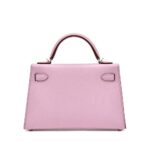 Hermès Mauve Sylvestre Epsom Mini Kelly 20 Palladium Hardware - Image 2
