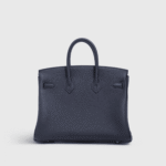 Hermès Birkin 25 Togo Black/Blue Sapphire Gold Hardware - Image 3