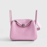 Hermès Lindy 20 Clemence Mauve Sylvester Palladium Hardware