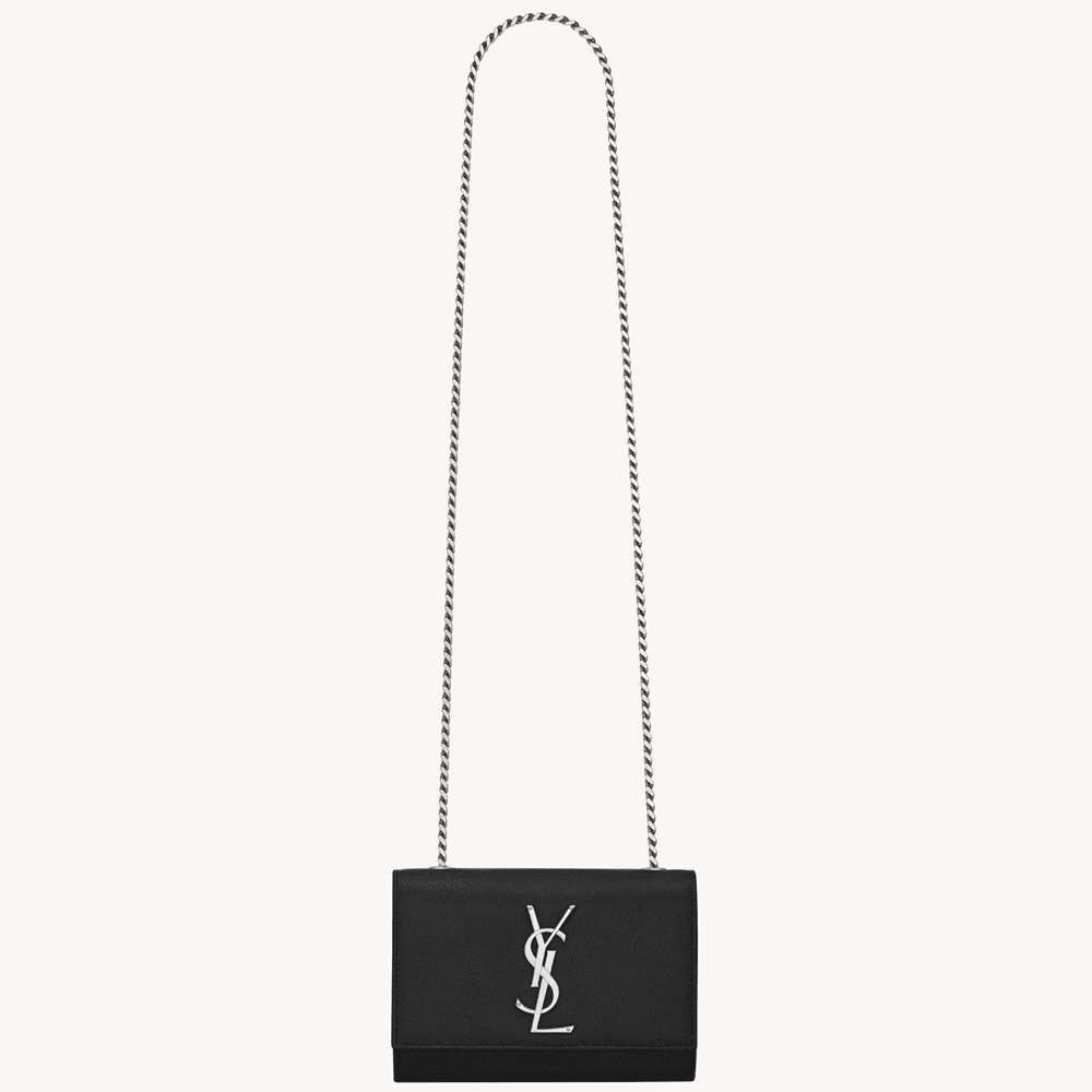 20acae9ff9194cf992b32692c7bce6c1 SAINT LAURENT KATE SMALL IN GRAIN DE POUDRE EMBOSSED LEATHER - Image 1