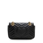 Gucci Matelasse Leather GG Marmont Mini Shoulder Bag (SHF-V1dIip) - Image 7