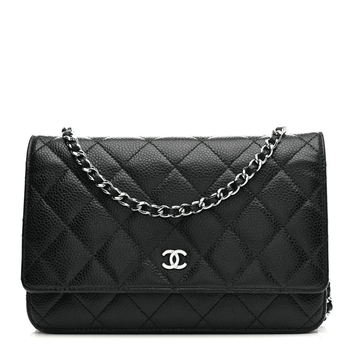 22afd1b9ba7886e870210eeef12f7ced Chanel Wallet On Chain WOC Caviar - Image 1