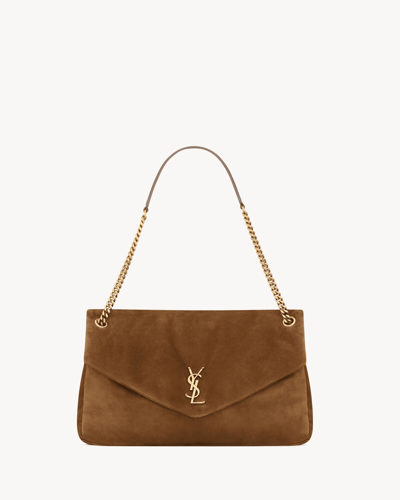 30e32c9585c86ca29bc8ca60fd6a2fc7 SAINT LAURENT CALYPSO LARGE IN SUEDE - Image 1