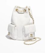 Chanel Cruise 2024/25 Backpack（White）