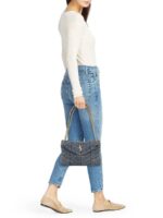 Saint Laurent Denim LouLou Puffer Bag - Image 3
