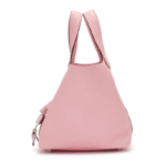 Hermès Rose Sakura Clemence Picotin 18 Palladium Hardware - Image 5