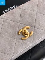 Chanel Large Flap Bag with Top Handle - Image 8