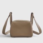Hermès Lindy 20 Clemence Etoupe Palladium Hardware - Image 3