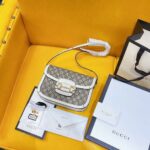 GUCCI Horsebit 1955 Shoulder Bag 602204 White - Image 10