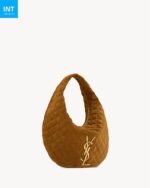 Saint Laurent ICARE hobo in quilted suede - Image 4