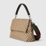 GUCCI canvas large crossbody bag - Image 8