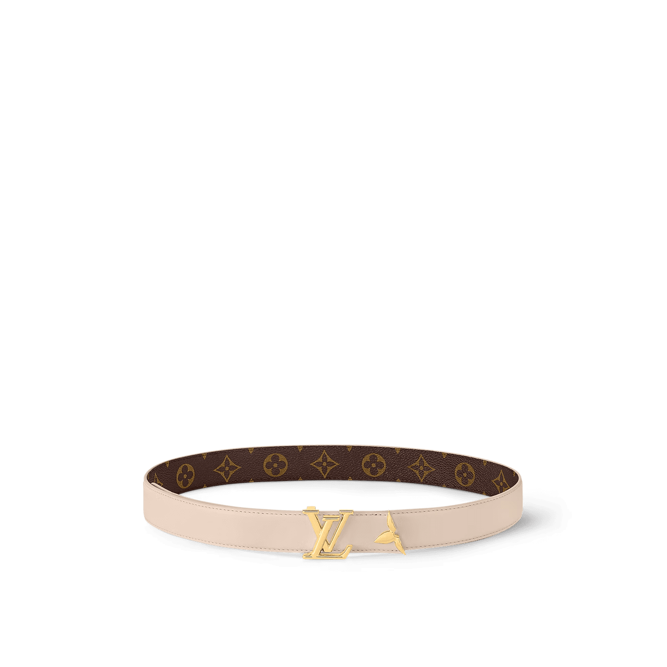3eb833b1fe246e541df4588dd3872ef6 Louis Vuitton M8233U Pretty LV 30mm Reversible Belt - Image 1