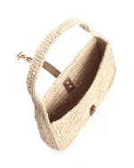 Saint Laurent Le 5 À 7 Mini Hobo in Raffia - Image 4