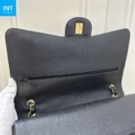 CHANEL Classic Maxi Handbag GRAINED CALFSKIN & GOLD METAL - Image 14