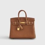 Hermès Birkin 25 Togo Gold Retourne Gold Hardware